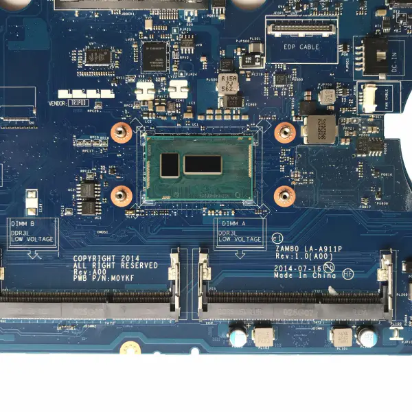 Μητρική πλακέτα Dell Latitude E5550 ZAM80 LA-A911P Rev:1.0 I7-5600U
