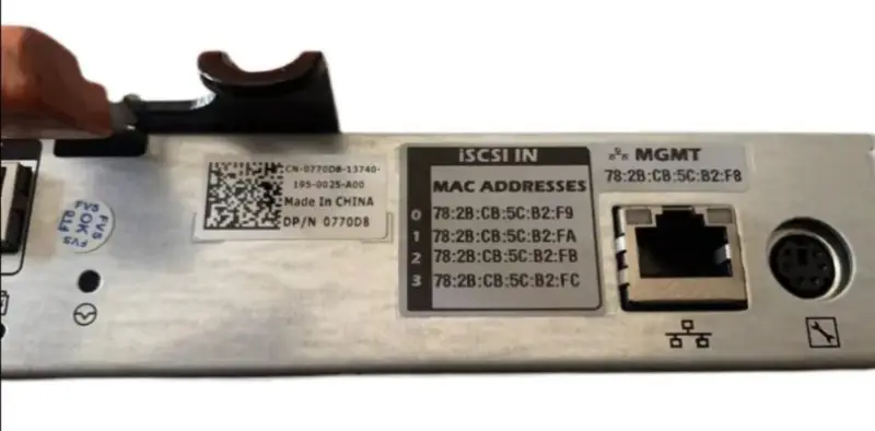 Ελεγκτής iSCSI Dell MD3200i 0770D8