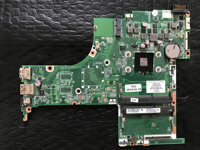 Μητρική πλακέτα HP 809337-001 809337-501 809337-601 DA0X22MB6D0