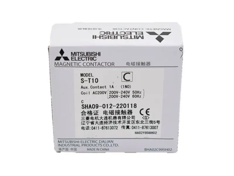 σε sotck S-T10 220VAC Mitsubishi 3P 200 έως 220 VAC Μαγνητικός επαφέας S-T10 220VAC Mitsubishi 3P 200 έως 220 VAC