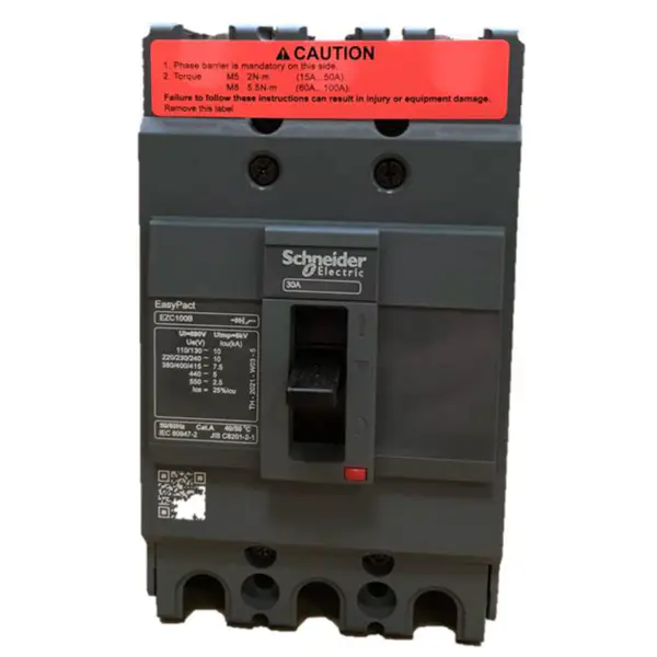Διακόπτης κυκλώματος 3 πόλων Easypact EZC100B 3P30A