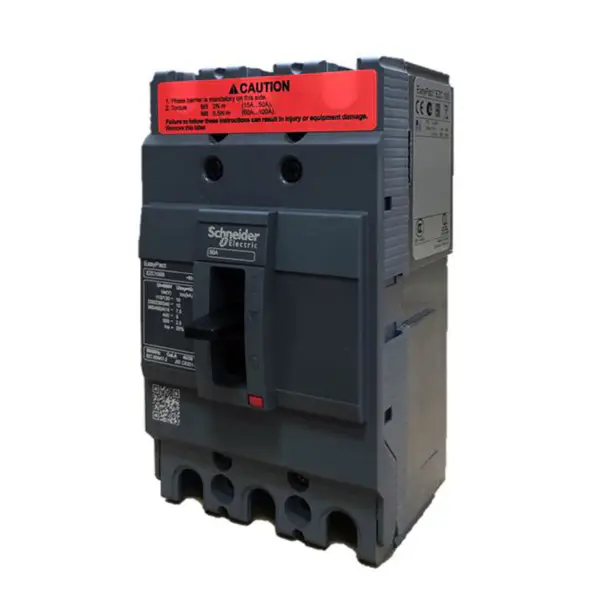 Διακόπτης 3 πόλων με χυτή θήκη Easypact EZC100B 3P50A