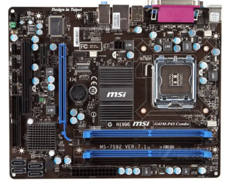 Μητρική πλακέτα MSI G41M-P43 Combo G41 LGA 775 Micro-ATX