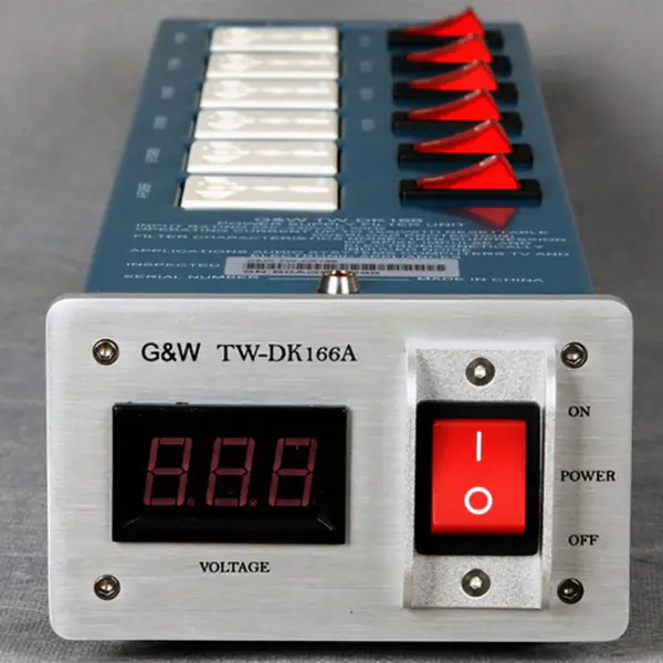 3000W 15A TW-DK166A φίλτρο καθαρισμού ισχύος 6-bit υποδοχή με οθόνη τάσης