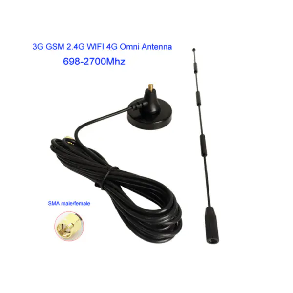 600-6000Mhz 5G Antenna omnidirectional sma female to ipex4 pigtail for sierra wireless EM9190/EM9191/EM7690/Telit FN980m