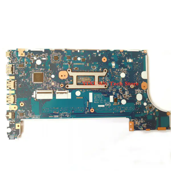 01LW199 Lenovo Thinkpad E480 E580 μητρική πλακέτα φορητού υπολογιστή EE480 EE580 NM-B421μητρική πλακέτα i7-8550U RX550 2G
