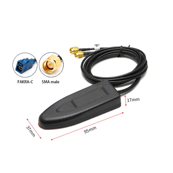 4G high gain outdoor waterproof patch antenna router network card LTE module SMD antenna signal receiver RG174 1m SMA connector