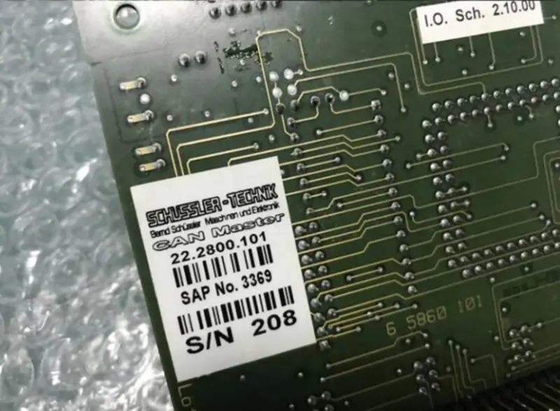 SCHUSSLER TECHNIK 5860 101 22.2800.101CNA MASTER industrial motherboard