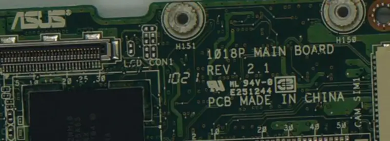 Μητρική πλακέτα Asus 1018p