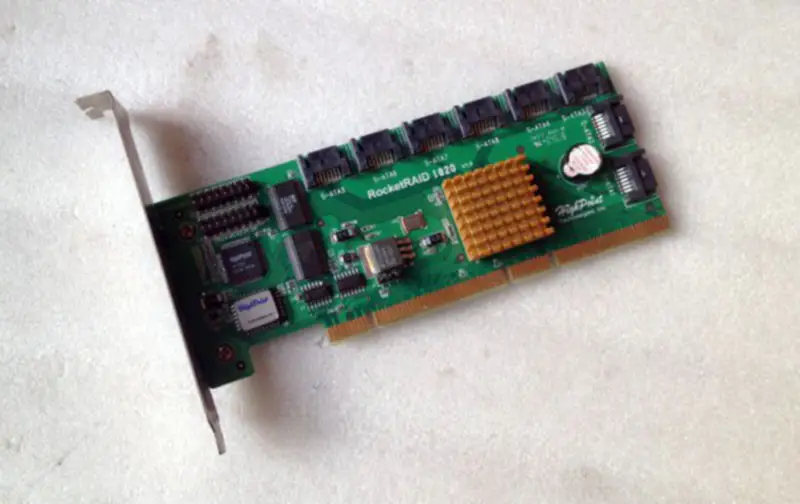 RocketRAID HighPoint RocketRAID 1820 V1.0 Controller Card Multi-channel RAID for SATA industrial motherboard