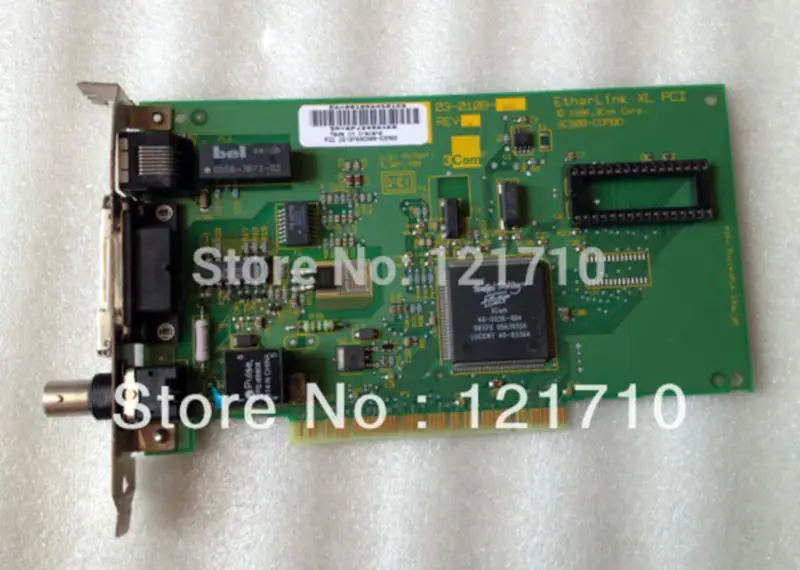 Διασύνδεση PCI 3COM Προσαρμογέας δικτύου BNC AUI 3C900-COMBO 03-0108-002 REV A βιομηχανική μητρική πλακέτα