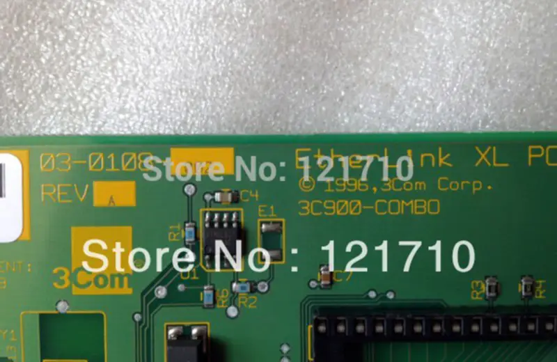 Διασύνδεση PCI 3COM Προσαρμογέας δικτύου BNC AUI 3C900-COMBO 03-0108-002 REV A βιομηχανική μητρική πλακέτα