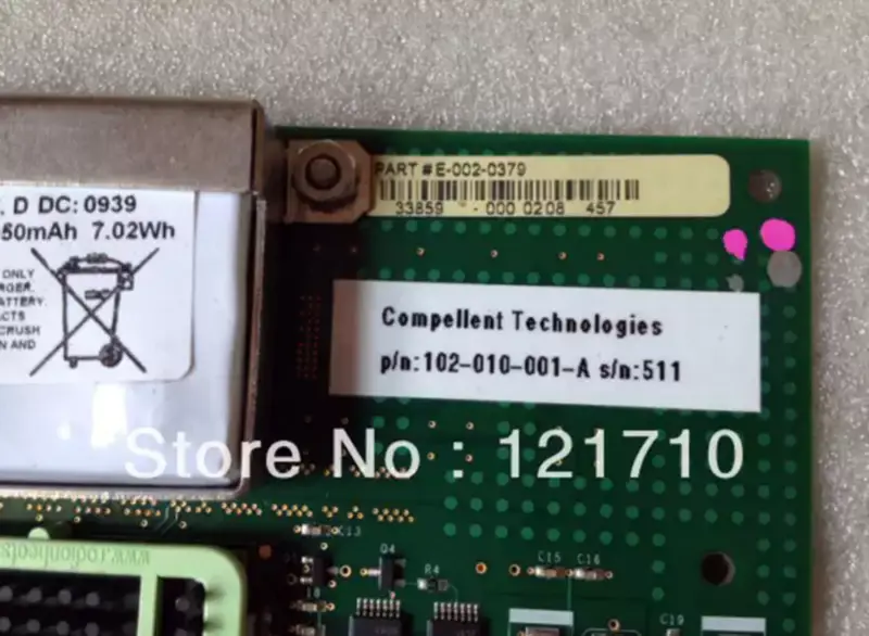 Εξαρτήματα αποθήκευσης Compellent E-002-0379 102-010-001-A CARD βιομηχανική μητρική πλακέτα