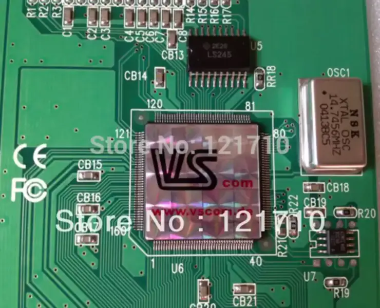 Vscom VScom 410H SP COM PCI σειριακή κάρτα 4 θύρες RS232 βιομηχανική μητρική κάρτα