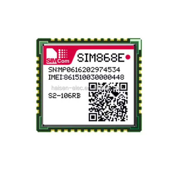 SIM868 Μονάδα GSM/GPRS+GNSS 2G 1800MHz 900MHz 85.6kbps SMD SIMCOM SIM868E SIMCOM SIM868E