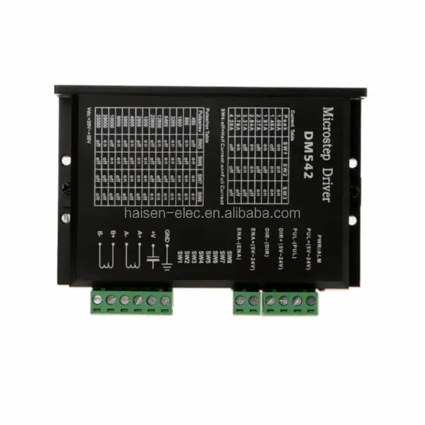 Ψηφιακός οδηγός βηματικού κινητήρα DSP Microstep18-48 VDC 4.2A cnc driver step motor Dm542