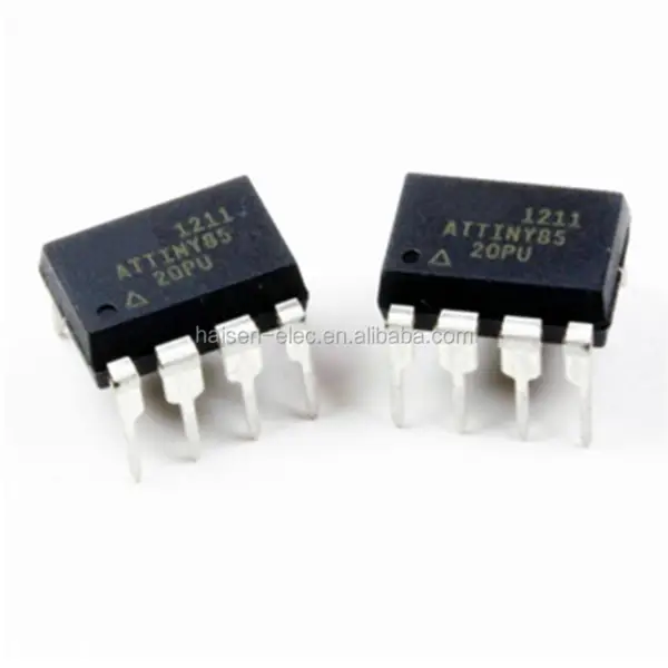 Μικροελεγκτής 8-bit με 2/4/8KBytes προγραμματιζόμενο Flash στο σύστημα ATTINY85 20MHz 8KB FLASH 8-PDIP ATTINY85-20PU