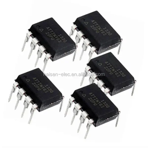 Μικροελεγκτής 8-bit με 2/4/8KBytes προγραμματιζόμενο Flash στο σύστημα ATTINY85 20MHz 8KB FLASH 8-PDIP ATTINY85-20PU