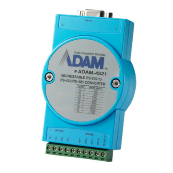 Advantech ADAM-4521-AE Απομονωμένος διευθυνσιοδοτούμενος μετατροπέας RS-422/485 σε RS-232