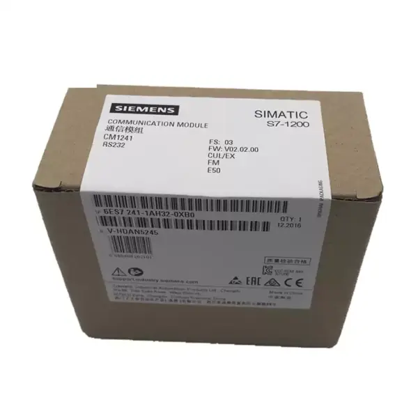 Siemens S7-200 PLC 6ES7 241-1AH32-0XB0 S7-1200 Communication module CM 1241 RS232