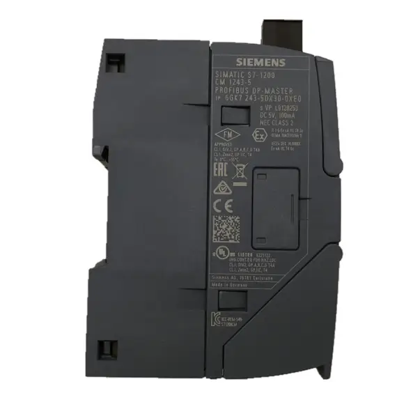 6GK7243-5DX30-0XE0 Μονάδα επικοινωνίας CM 1243-5 για τη σύνδεση του SIMATIC S7-1200 στο PROFIBUS ως μονάδα DP Master