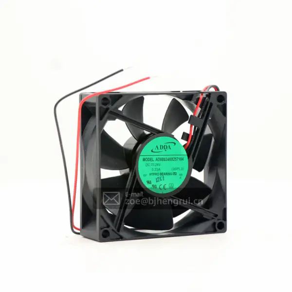 ADDA Fan AD08024XX257104 Αξονικός ανεμιστήρας υπολογιστή 24V 0.23A 80 * 80 * 25MM 2-wire CPU Cooling Fan
