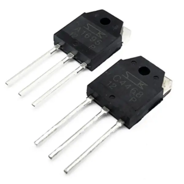 Σωλήνες ισχύος ήχου Ηλεκτρονικό στοιχείο IC Chip A1695 C4468 2SA1695 2SC4468 TRANS PNP 140V 10A TO3P