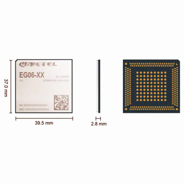 Ασύρματη μονάδα 4G EG06 LTE-A Cat 6 EG06-E EG06ELA-512-SGA μονάδα LGA M2M και εφαρμογές IoT