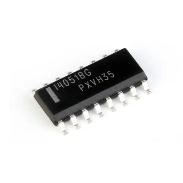 Αναλογικός πολυπλέκτης 8 καναλιών IC Chip MC14051BDR2G MC14051BDG MC14051BDTR2G IC MUX/DEMUX 8X1 16SOIC