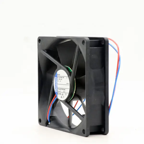 Ebm papst 3414N 92x92x25mm 24VDC 49.4CFM 2.3W 32dBA 2700RPM Ball Bearing Tubeaxial Fan