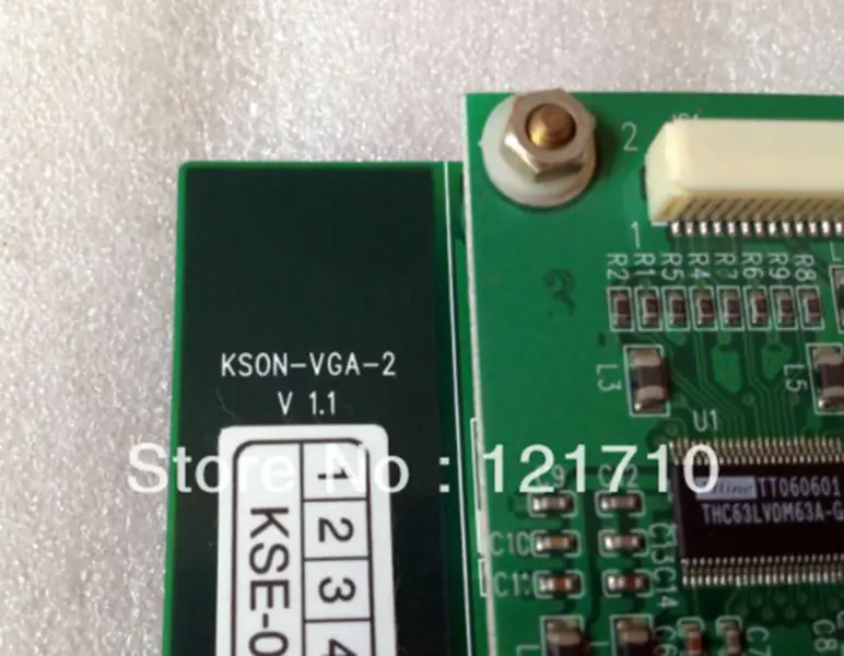 THS-2005 Κάρτες απεικόνισης LCD με διασύνδεση ISA KSON-VGA-2 V 1.1 βιομηχανική μητρική πλακέτα