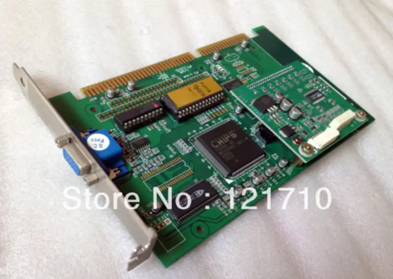 THS-2005 Κάρτες απεικόνισης LCD με διασύνδεση ISA KSON-VGA-2 V 1.1 βιομηχανική μητρική πλακέτα