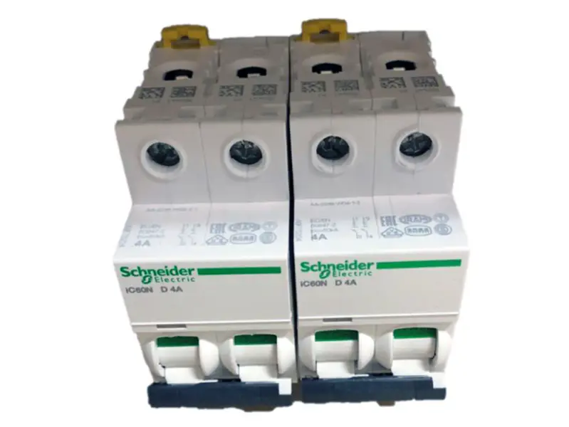A9F75204 2P 4A IC60N Schneider Μικροσκοπικός διακόπτης κυκλώματος