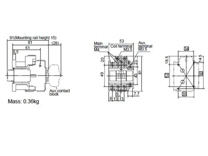Μαγνητικός επαφέας FUJI SC-4-0