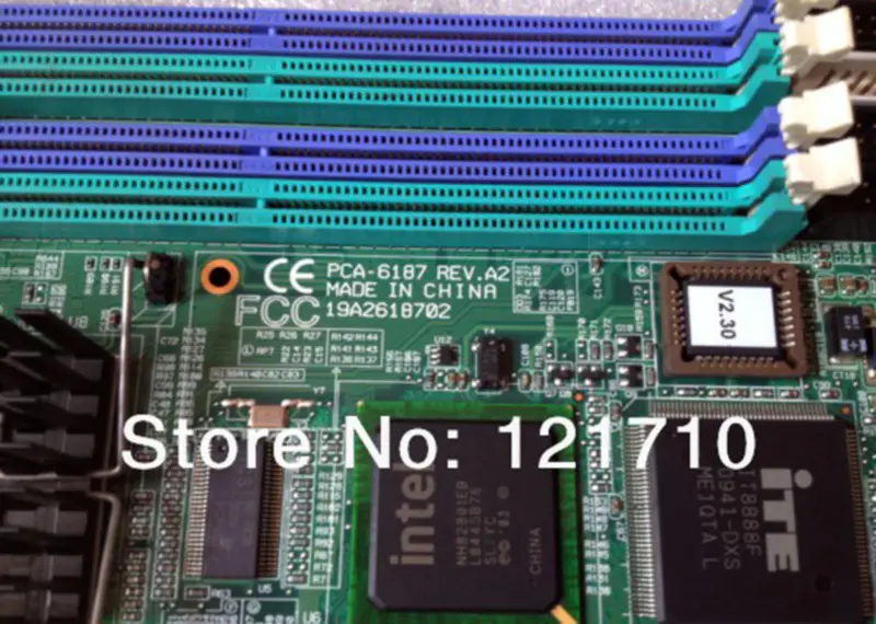 Μητρική πλακέτα Advantech PCA-6187 REV.A2 865 chipset βιομηχανική μητρική πλακέτα