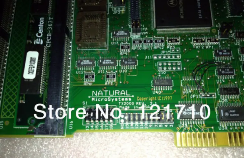 μητρική πλακέτα NATURAL MicroSystems NMS TX2000 REV.2.1 βιομηχανική μητρική πλακέτα
