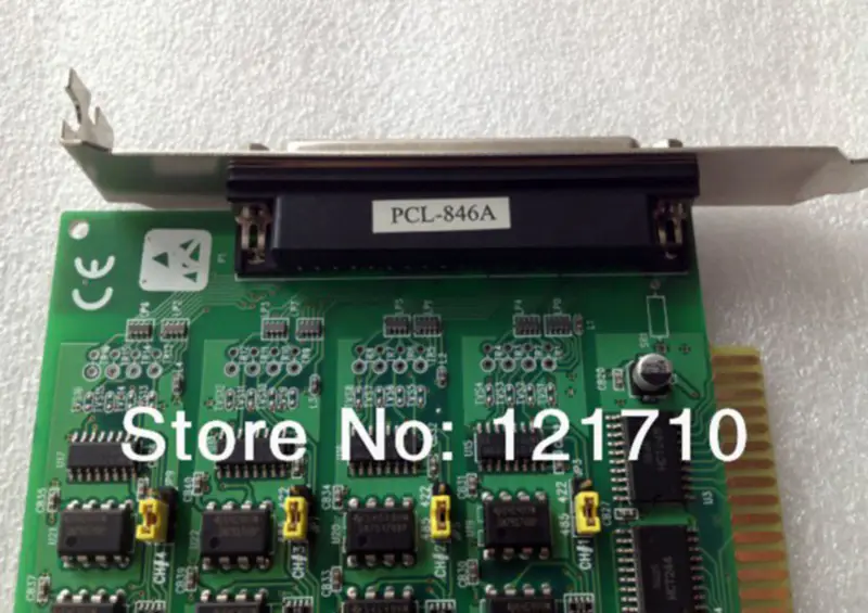 Κάρτα Advantech PCL-846A REV.A1 01-5 Βιομηχανική μητρική κάρτα 4 θυρών RS-422/485 ISA COMM Card