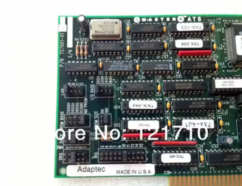 Πλακέτα Adaptec Adaptec EMASTER ATS Διεπαφή ISA Ελεγκτής δικτύου 727001-0104 βιομηχανική μητρική πλακέτα