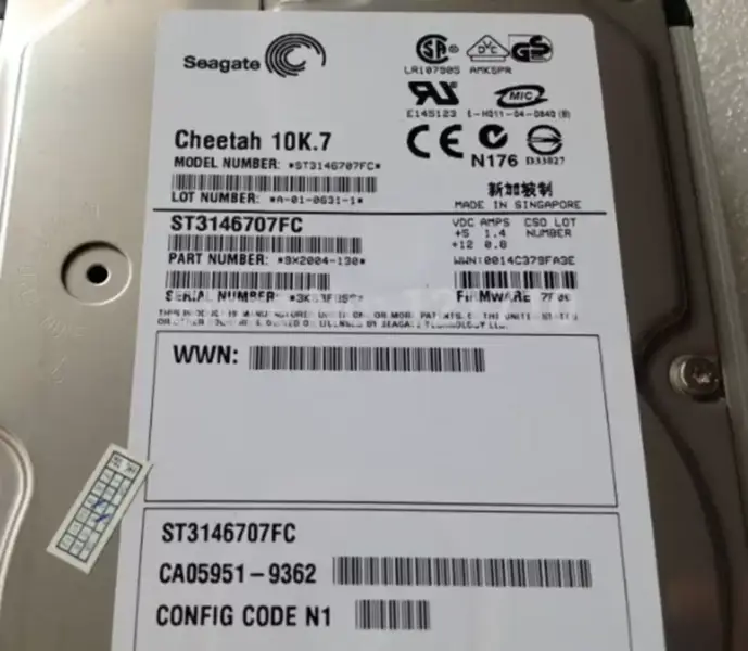Fujitsu Siemens 146GB FC CA06800-E415 CA05951-9362 για βιομηχανική μητρική κάρτα fujitsu eternus 3000 storages