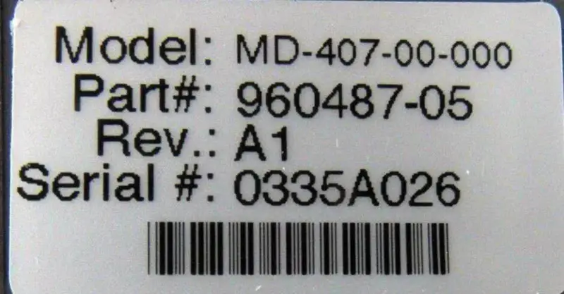 CONTROL TECHNIQUES MD-407-00-000