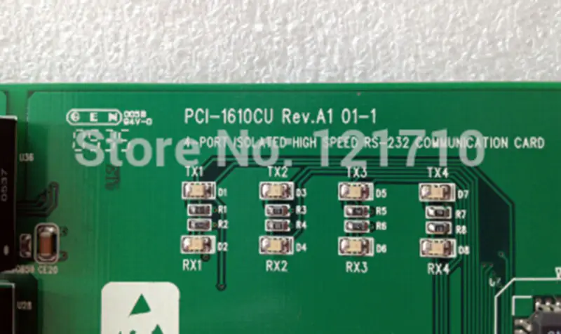 Advantech PCI-1610CU REV.A1 01-1 Βιομηχανική μητρική κάρτα PCI-1610CU REV.A1 01-1 4-PORT ISOLATED HIGH SPEED RS-232 COMMUNICATION CARD