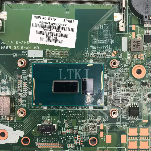 Μητρική πλακέτα HP 856227-001 856227-501 856227-601 I7-6500U 940MX 2GB DAG34AMB6D0
