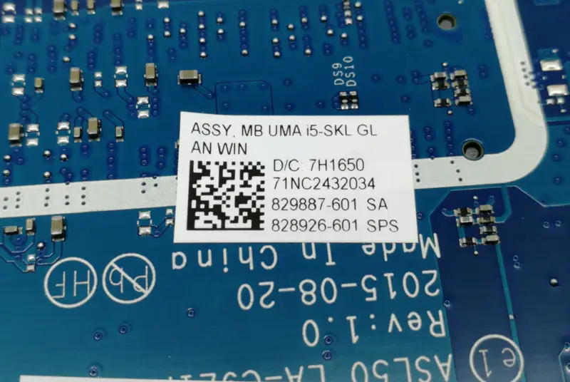 Μητρική πλακέτα HP 858583-001 858583-501 858583-601 LA-D703P