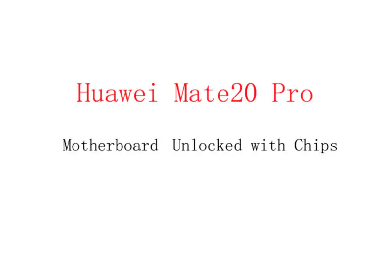 Μητρική πλακέτα Huawei Mate20 Pro ξεκλειδωμένη με τσιπ