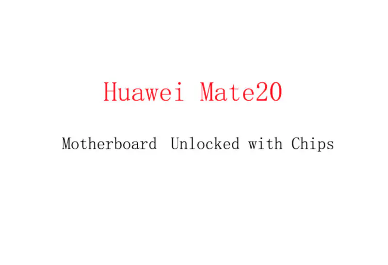 Μητρική πλακέτα Huawei Mate20 ξεκλειδωμένη με τσιπ