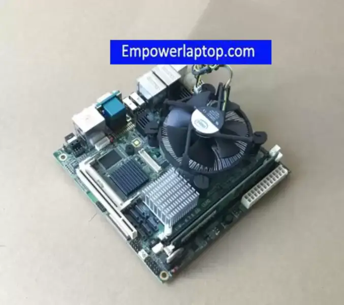 COMMELL LV-676 MiniITX Διπλή θύρα εργασίας 775 LVDS DVI VGA βιομηχανική μητρική πλακέτα