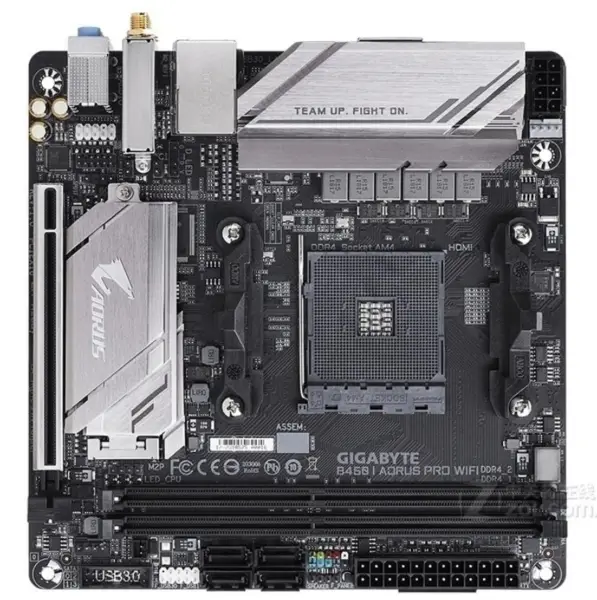 GIGABYTE B450 I AORUS PRO WIFI μητρική πλακέτα AM4 AMD B450 SATA 6Gb/s USB 3.1 HDMI Mini ITX AMD