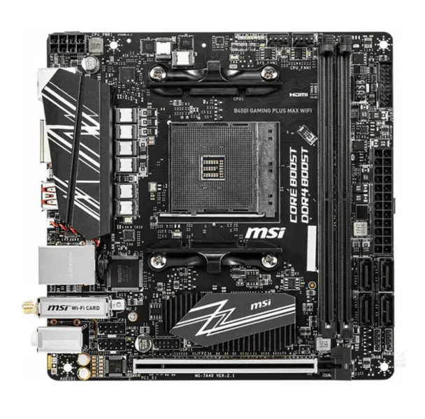 MSI B450I GAMING PLUS MAX WIFI Μητρική κάρτα Socket AM4 DDR4