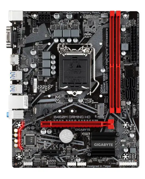 Μητρική πλακέτα GIGABYTE GA B460M GAMING HD LGA 1200 για Intel B460 DDR4 64GB M.2