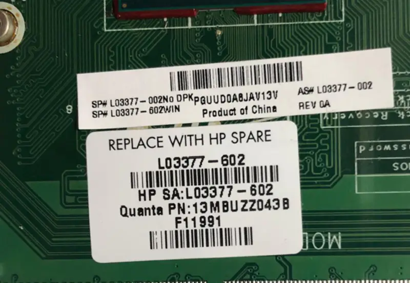Μητρική πλακέτα CPU HP Pavilion 22-C L03377-002 602 DAN97BMB6E0 J4005
